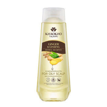 ТРАВЯНОЙ ШАМПУНЬ С ИМБИРЕМ И ЖЕНЬШЕНЕМ ОТ KHAOKHO TALAYPU 185 МЛ/KHAOKHO TALAYPU GINGER & GINSENG HERBAL HAIR SHAMPOO 185 ML