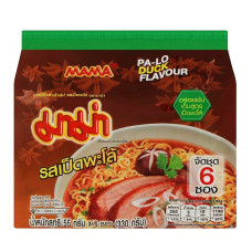 Лапша быстрого приготовления в ассортименте от Mama 55 гр / Mama Pa-Lo Duck Flavour Instant Noodle 6pcs*55g