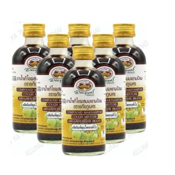 Махам Пом Сироп от кашля, 60мл, Абхайбхубейхр/Makham Pom Cough Syrup, 60ml,*6 pc, Abhaibhubejhr