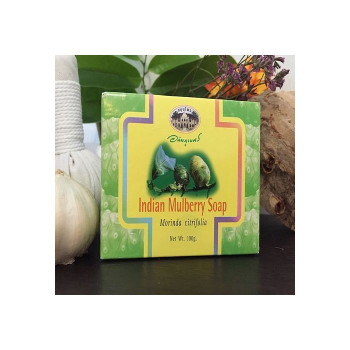 Индийское мыло из шелковицы 100g.- Abhaiherb/Indian Mulberry Soap 100g.- Abhaiherb
