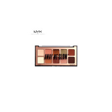 Палитра теней для век Shimmer Nix Professional Make Up Avi Glow Shadow Palette NYX Professional Makeup AWAY WE GLOW SHADOW PALETTE (тени для век)