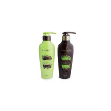 Hybeauty Vitalizing Hair & Scalp Conditioner, концентрированный корейский травяной шампунь и кондиционер 300 мл. (2 флакона)