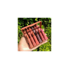 HG Lip Matte Color Mini Kit Lip Matte поставляется в симпатичной коробке, 6 цветов, 6 полосок, того стоит. В этой коллекции у женщин должно быть 100 ฿ за комплект.