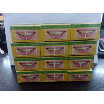 Сухая зубная паста, 25 гр., набор/ 5Stars 5A\Herbal Clove &pineapple Toothpaste 25g., Pack 12 Pcs/5 Star 5A
