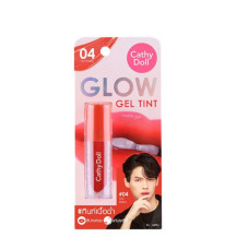 Glow gel tint #04, 2.4g, Cathy Doll/Гель-тинт для губ оттеночный тон:04,2.4г,Cathy Doll