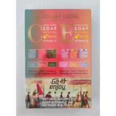 Vitamin C and Vitamin E Soap, Portable Set, 6 Bars, Small Size, 50 g. Madame Heng/Мыло с витамином C и витамином E, портативный набор, 6 батончиков, маленький размер, 50 г. Madame He