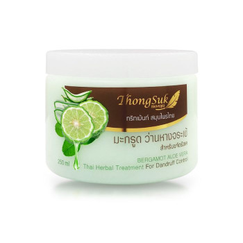 Herbal treatment, kaffir lime formula, aloe vera 250g., Thongsuk/Лечение травами, формула кафрского лайма, алоэ вера 250г., Тонгсук.