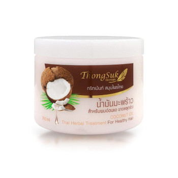 Herbal Treatment Coconut Oil Formula 250g., Thongsuk/Лечение травами Формула Кокосового Масла 250г., Тонгсук