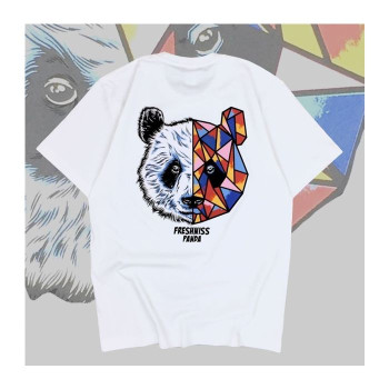 Футболка оверсайз Freshniss Panda, доступна в 3 цветах, 1 шт./Oversize T-shirt Freshniss Panda, available in 3 colors, 1 piece.