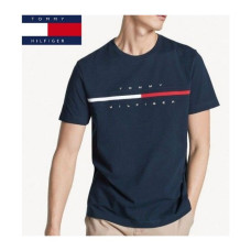 Футболка с коротким рукавом, темно-синяя, 1 шт., Tommy Hilfiger/Short sleeve t-shirt, navy blue, 1 piece, Tommy Hilfiger