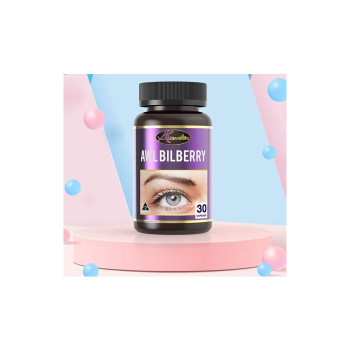 добавки для здоровья глаз AWL Черника 30 капсул Auswelllife/Eye health supplements AWL Bilberry 30 Capsules Auswelllife