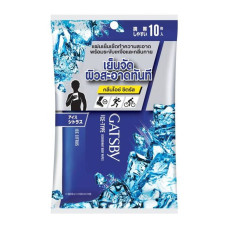 Холодное бумажное полотенце Очистите кожу дезодорантом 10 листов Gatsby/Cold paper towel Clean the skin with deodorant 10 sheets Gatsby