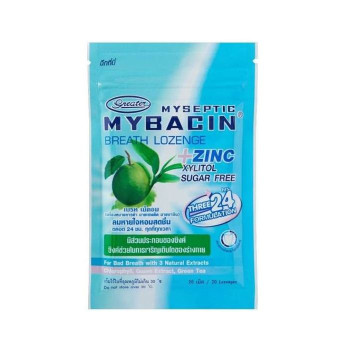 Смешанные пастилки с цинком, формула Брета, 20 таблеток Mybacin/Breath Lozenge 20 Tablets Mybacin