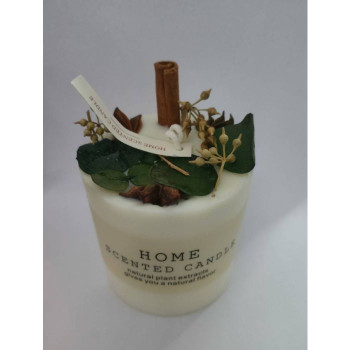 Ароматическая свеча/Scented Candle (Apple Sake) (Pink) Home Scented Candle