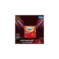 Презерватив Durex Strawberry 3 штуки (1 коробка) гладкая поверхность, аромат клубники, размер 52,5 мм.