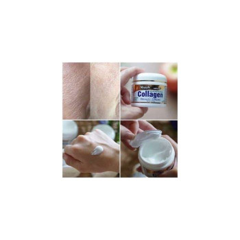 Бесплатная доставка !! Натуральный коллагеновый крем New Package Mason Naturals, Крем для красоты с коллагеном, ароматизированный грушей 57 г (Срок годности 10/2022)