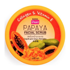 Скраб для лица с папайей 100 мл.,Banna/Papaya Facial Scrub 100 ml., Banna