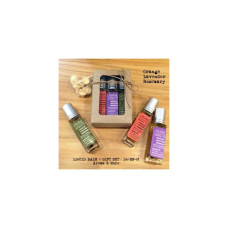 ПОДАРОЧНЫЙ НАБОР - НАТУРАЛЬНЫЙ ЖИДКИЙ БАЛЬЗАМ РОЛИК 8ML X3 Bottle Orange / Lavender / Rosemary
