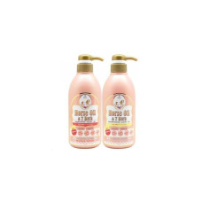 Remi Shampoo Horse Oil & 7 Herb and Remi Treatment Кондиционер Реми для уменьшения выпадения волос ускоряет процесс выпадения длинных и поврежденных волос (1 набор)