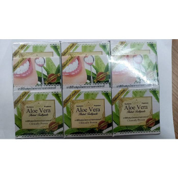 Aloe Vera Toothpaste 30 g. Pack of 12 pieces./Зубная паста с алоэ вера 30 г. В упаковке 12 шт.