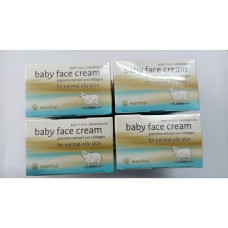 Sheep Placenta Face Cream 40 g. Pack of 4 Baby Face Cream/Крем для лица с овечьей плацентой 40 г. Детский крем для лица в упаковке 4 шт.