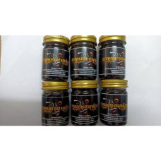 Herbal Black Balm 60g. Pack 6 Bottles, Black Snake Brand/Травяной черный бальзам 60 г. Упаковка 6 флаконов, марка Black Snake
