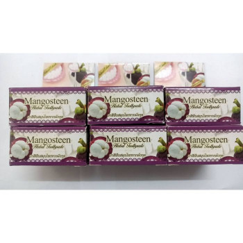 Mangosteen Herbal Toothpaste 30 g. Pack 6 pieces./Зубная паста Mangosteen Herbal 30 г. В упаковке 6 шт.