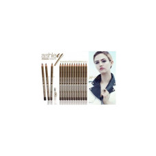 Ashley Brow Pencil AP-052 с колпачком для точилки Дешево, легко писать Защита от пота и водонепроницаемость (12 планок / 1 упаковка)