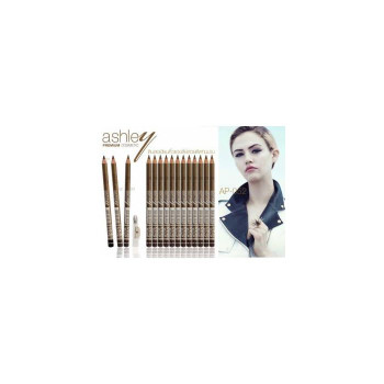 Ashley Brow Pencil AP-052 с колпачком для точилки Дешево, легко писать Защита от пота и водонепроницаемость (12 планок / 1 упаковка)