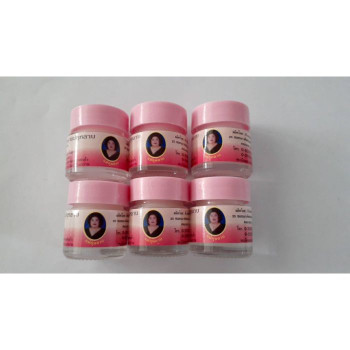 Бальзам белый Mae Kulab набор по 5 гр/White Balm Mae Kulab set 6 pcs 5g