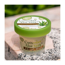 Коллагеновая маска с алоэ вера и огурцом Civic, 100 мл./Civic Cucumber Aloe Vera Facial Mask, 100 ml.