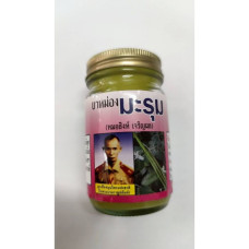 Тайский желто-зеленый бальзам «Марум» 100г. Доктор Синг Чароенфон Moringa Herbal Balm 100g. Dr. Sing Charoenphon/Т