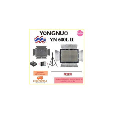 YONGNUO YN600L II Светодиодный непрерывный свет 3200-5500K Свет Используется для фотосъемки, видеосъемки, головного освещения камеры, бесплатно Аккумулятор NP-F750 X2 шт. / Зарядное устройство X2 шт., Подставка для освещения 2,6 м x1 шт., Гарантия 1 год.