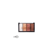 ANYLADY 4 цвета 3D Portable Highlight Bronzer Blush Brighten Makeup Palette