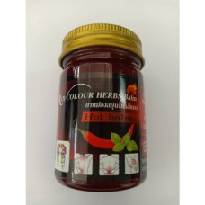 Разогревающий бальзам чили перчик, мята, Chili Mint HOT Balm 50 гр./Warming balm of chili pepper, mint, Chili Mint HOT Balm 50 gr.