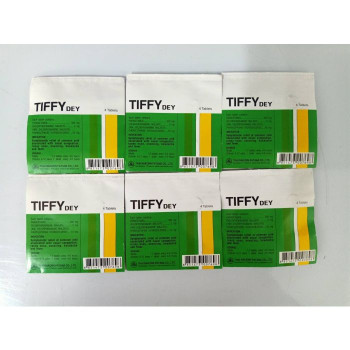Средство от простуды и гриппа, 4 шт TIFFY DAY (Набор 6 шт.)/Effective cold and flu medicine 4 Tablets TIFFY DAY (Set 6 Pcs.)