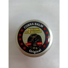 Тайский черный оригинальный массажный бальзам с коброй 35 г./Thai Black Original Massage Cobra Balm, 35 g.