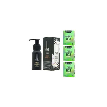 UME SET Madagascar Vanilla Lubricating Gel Model X-Series 50 мл. + Okamoto 003 Aloe 52mm 3 Коробка
