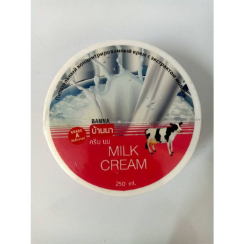 КРЕМ ДЛЯ ТЕЛА «МОЛОКО» ОТ BANNA 250 МЛ/MILK BODY CREAM 250 ml. BANNA