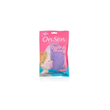Onsen Soft Konjac Sponge Прямоугольная форма для лица и тела (фиолетовый)