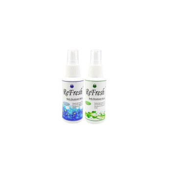 Refresh Deodorant Spray Formula без запаха и духи Rav PoLo Sport 60 мл. - Зеленый / синий (2 бутылки в упаковке)