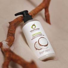 Масло кокосовое органическое холодного отжима 250 мл. Tropicana / Coconut Organic Oil Cold Pressed Virgin 250 ml. Tropicana