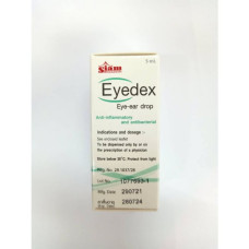 Глазные-ушные капли Eyedex 5 мл. Siam Bheasach/Eyedex Eye-eEar Drops 5 ml. Siam Bheasach