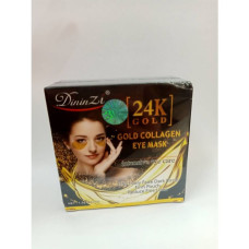 24-каратная золотая коллагеновая маска для глаз 1,5 г * 60 шт. Dinin Zi/24K Gold collagen Eye Mask 1.5g*60Pcs Dinin Zi