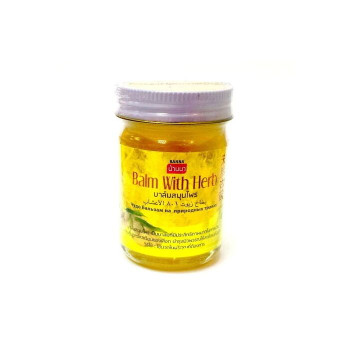 Травяной бальзам (желтый) на основе различных природных трав 50 гр., Banna./ Herbal Balm (Yellow) on the basis of a variety of natural herbs 50 gr., Banna