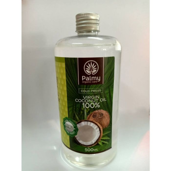 Натуральное кокосовое масло 500 мл. Palmy/Natural Coconut Oil 500 ml. Palmy