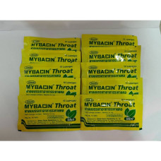 Средство от кашля со вкусом мяты, 10 таблеток Mybacin Throat (набор из 10 шт.)/Cough Relief Mint Flavor 10 Tablets Mybacin Throat (Set of 10)