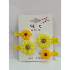 Заколка для волос 1 панель, 4 шт./Cartoon pattern hair clip, 1 panel, 4 pieces