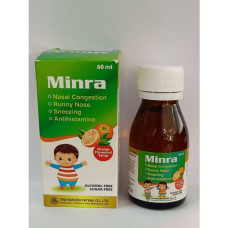 Сироп со вкусом апельсина 60 мл. Minra/Orange Flavoured Syrup 60 ml. Minra