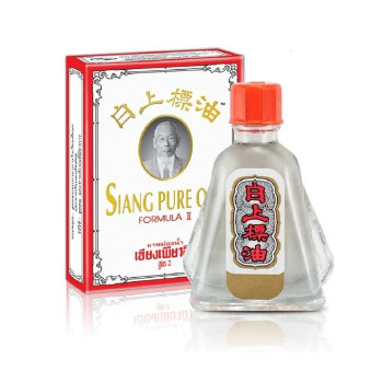Желтый бальзам, 12 гр, Siang Pure Oil/Oil Balm Formula 2 , 7 ml. Siang Pure Oil Brand